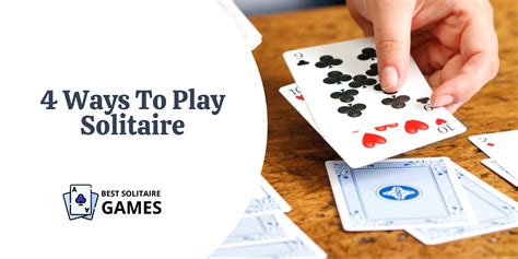 4 Ways to Play Solitaire .